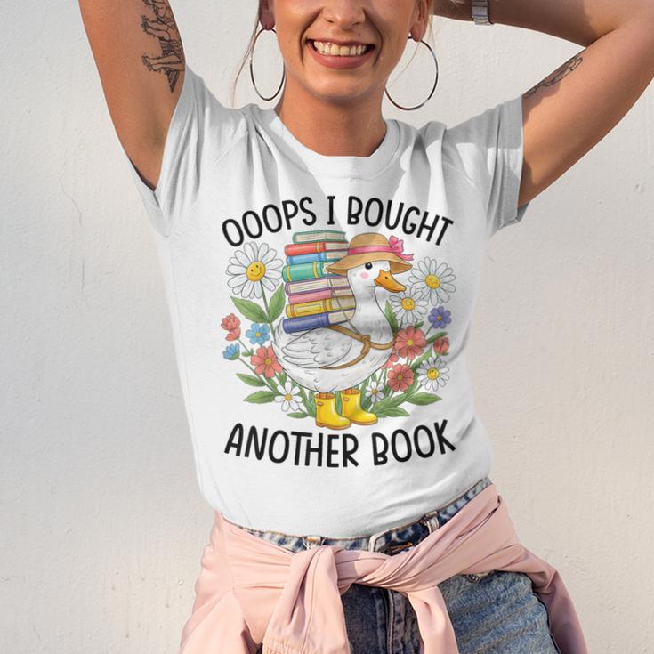 Oops I Bought Another Book Goose Unisex Jersey T-Shirt