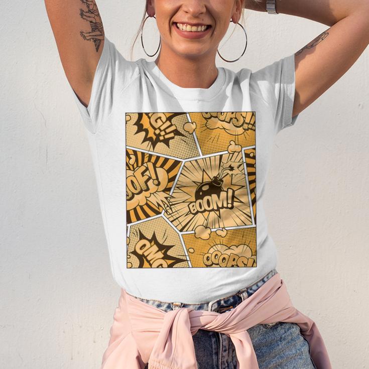 Orange Comic Book Orange Color Graphic Premium Tri-Blend Unisex Jersey T-Shirt