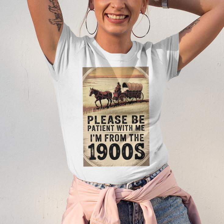 Be Patient With Me I'm From The 1900s Birthday Retirement Premium Tri-Blend Unisex Jersey T-Shirt
