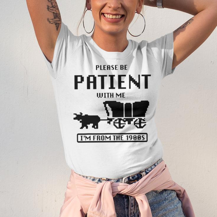 Be Patient With Me I'm From The 1900s Premium Tri-Blend Unisex Jersey T-Shirt Be Patient With Me I'm From The 1900s Premium Tri-Blend Unisex Jersey T-Shirt