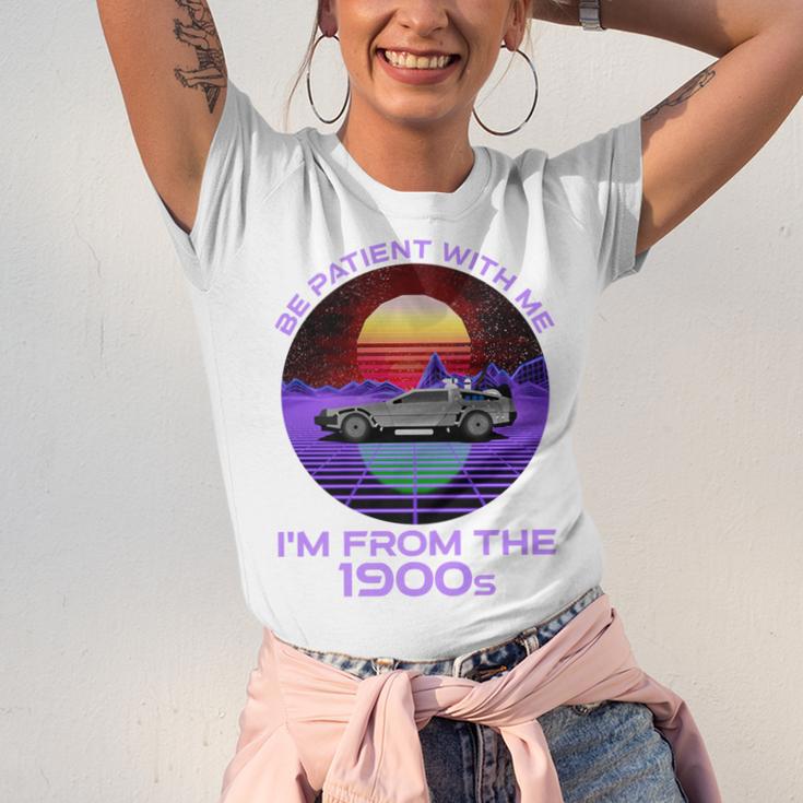 Be Patient With Me I'm From The 1900s Synthwave Premium Unisex Jersey T-Shirt Be Patient With Me I'm From The 1900s Synthwave Premium Unisex Jersey T-Shirt