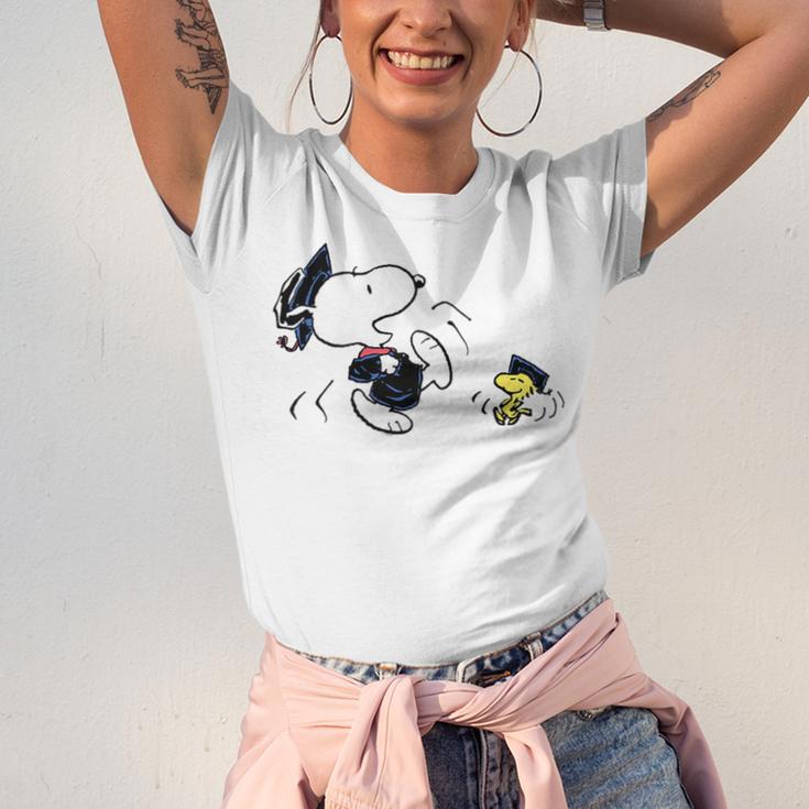 Peanuts Graduation Squad Snoopy Woodstock Raglan Baseball Tee Unisex Jersey T-Shirt