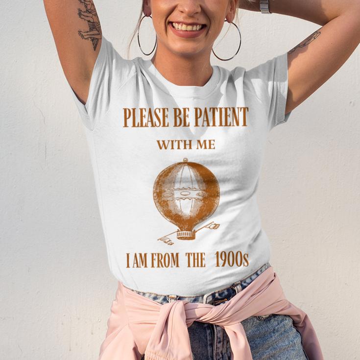 Please Be Patient With Me I'm From The 1900s Air Balloon Unisex Jersey T-Shirt