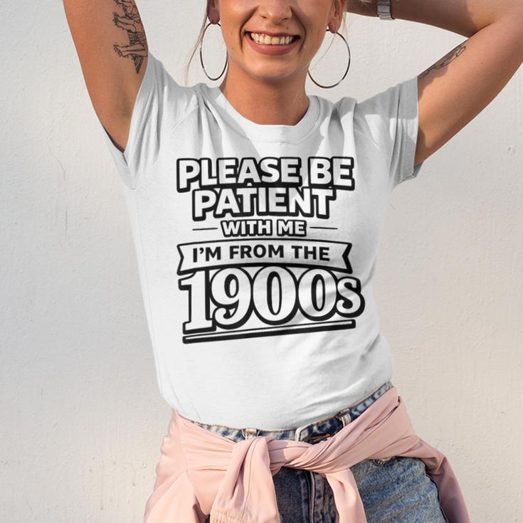 Please Be Patient I'm From The 1900s Boomer Gen-X Unisex Jersey T-Shirt
