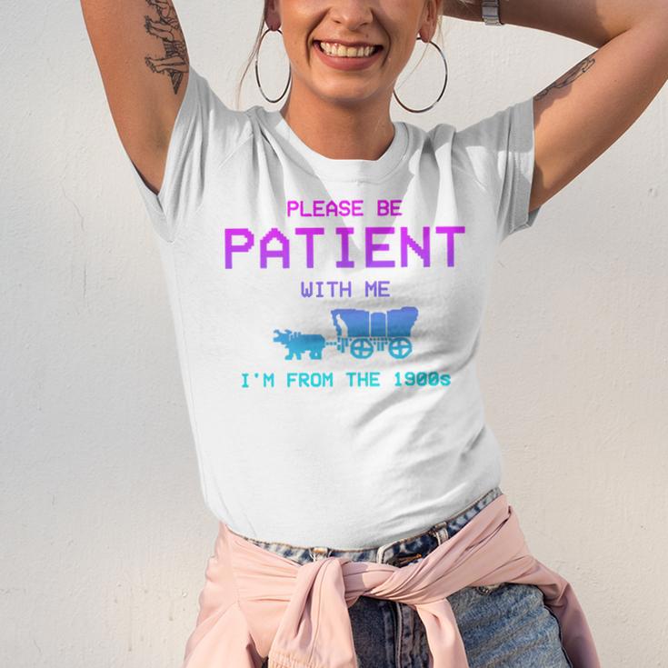 Please Be Patient With Me I'm From The 1900s Father Day Premium Unisex Jersey T-Shirt Please Be Patient With Me I'm From The 1900s Father Day Premium Unisex Jersey T-Shirt