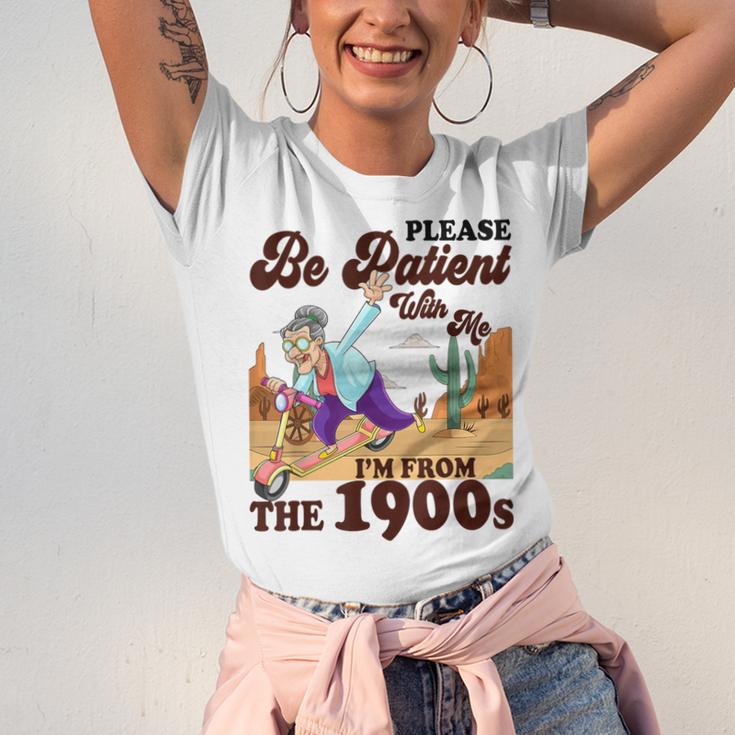 Please Be Patient With Me I'm From The 1900s Gen X Boomer Unisex Jersey T-Shirt