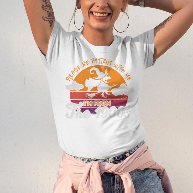 Please Be Patient With Me I'm From The 1900s Halloween Premium Unisex Jersey T-Shirt Please Be Patient With Me I'm From The 1900s Halloween Premium Unisex Jersey T-Shirt