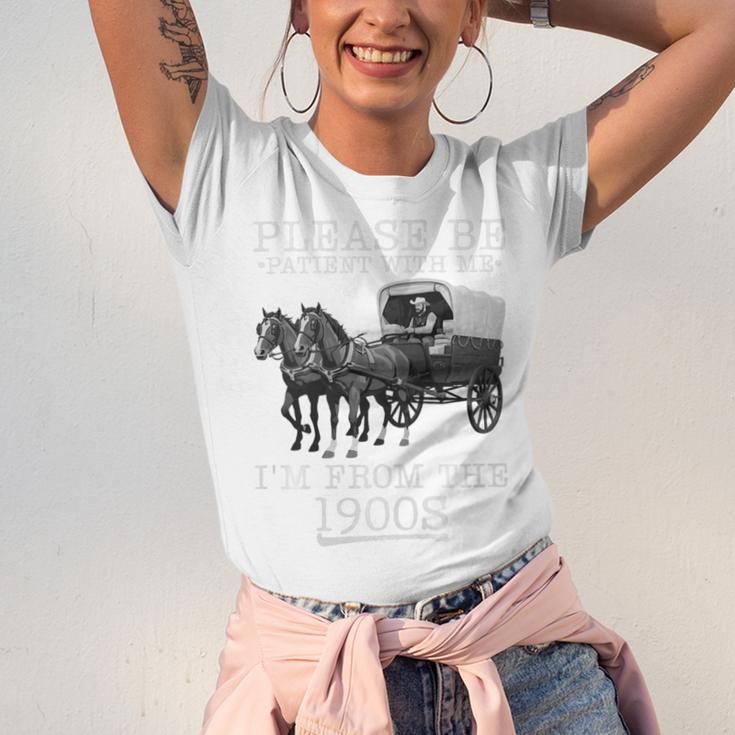 Please Be Patient With Me I'm From The 1900s Humorous Saying Premium Tri-Blend Unisex Jersey T-Shirt Please Be Patient With Me I'm From The 1900s Humorous Saying Premium Tri-Blend Unisex Jersey T-Shirt