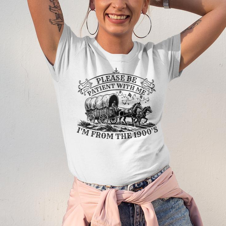 Please Be Patient With Me I'm From The 1900s For Men Women Premium Tri-Blend Unisex Jersey T-Shirt Please Be Patient With Me I'm From The 1900s For Men Women Premium Tri-Blend Unisex Jersey T-Shirt