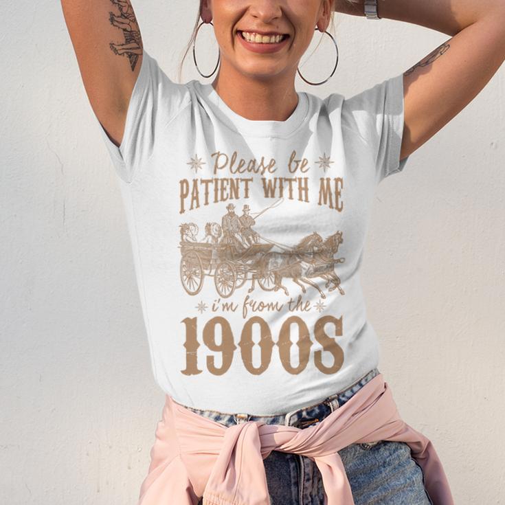 Please Be Patient I'm From The 1900s Mom Dad Men Women Premium Tri-Blend Unisex Jersey T-Shirt Please Be Patient I'm From The 1900s Mom Dad Men Women Premium Tri-Blend Unisex Jersey T-Shirt