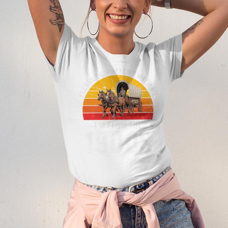 Please Be Patient With Me I'm From The 1900s Premium Unisex Jersey T-Shirt