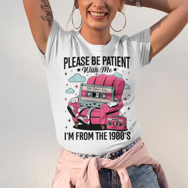 Please Be Patient I'm From The 1900s Retro Cassette Unisex Jersey T-Shirt Please Be Patient I'm From The 1900s Retro Cassette Unisex Jersey T-Shirt