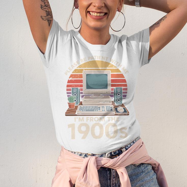 Please Be Patient I'm From The 1900s Retro Computer Geek PC Unisex Jersey T-Shirt Please Be Patient I'm From The 1900s Retro Computer Geek PC Unisex Jersey T-Shirt