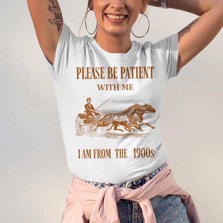 Please Be Patient With Me I'm From The 1900s Vintage Horses Unisex Jersey T-Shirt Please Be Patient With Me I'm From The 1900s Vintage Horses Unisex Jersey T-Shirt