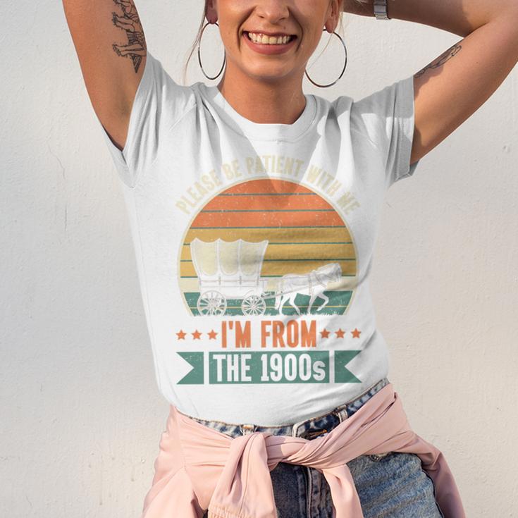 Please Be Patient With Me I'm From The 1900s Vintage Humor Premium Unisex Jersey T-Shirt