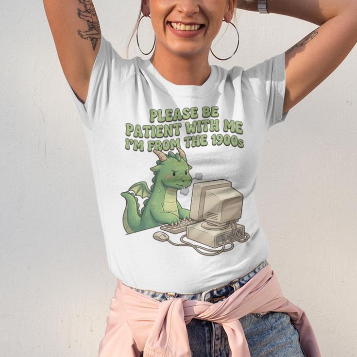 Please Be Patient I'm From The 1900s Vintage Men Women Unisex Jersey T-Shirt