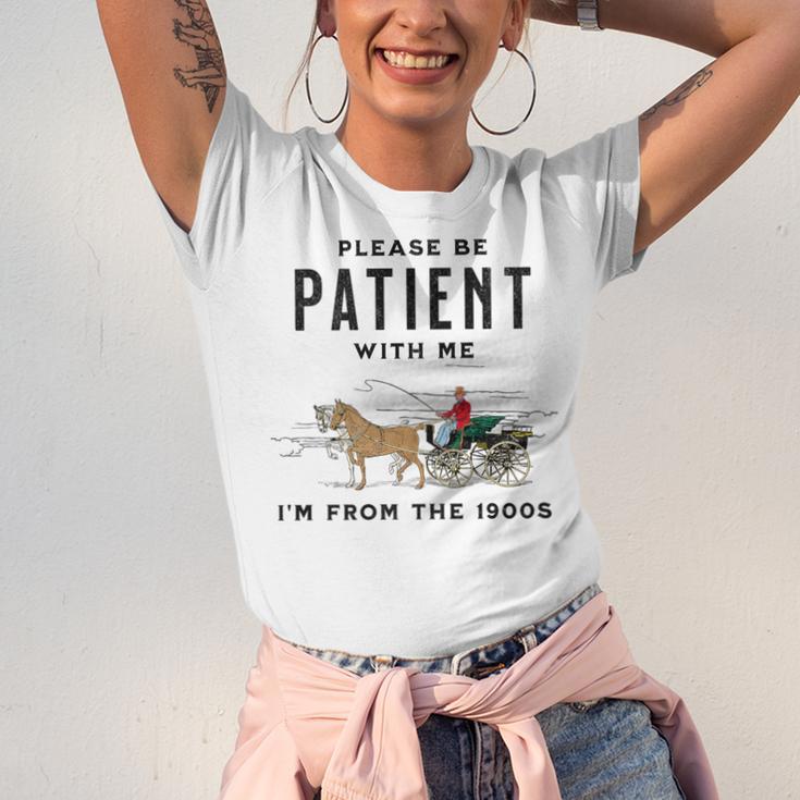 Please Be Patient I'm From The 1900s Vintage Premium Unisex Jersey T-Shirt