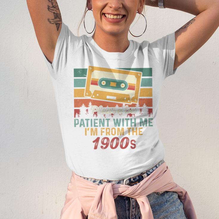 Please Be Patient-With Me I'm From The 1900s Retro Music Premium Unisex Jersey T-Shirt Please Be Patient-With Me I'm From The 1900s Retro Music Premium Unisex Jersey T-Shirt