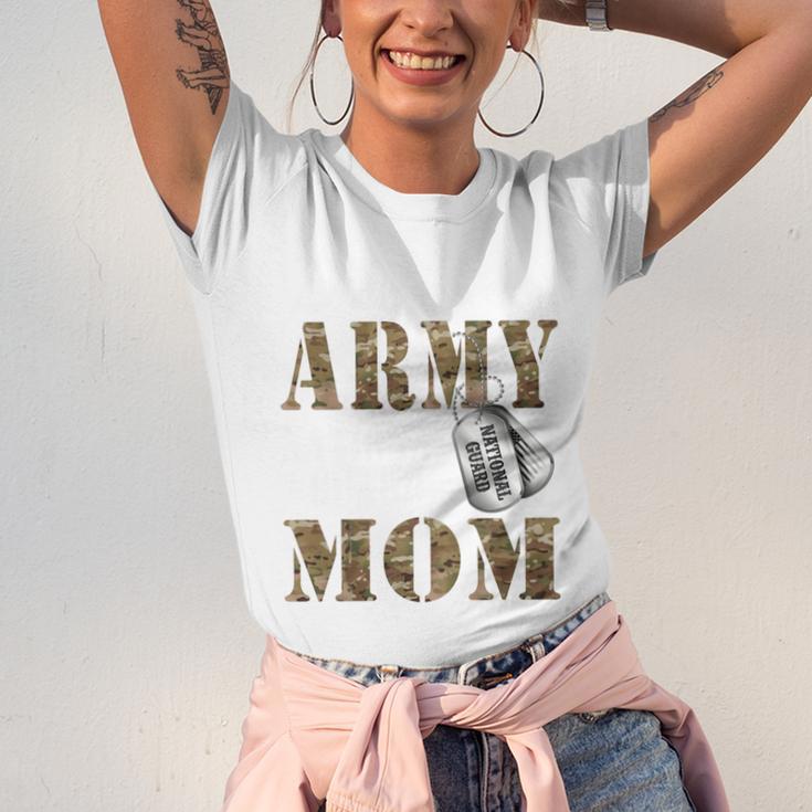 Proud Army National Guard Mom National Guard Graduation Unisex Jersey T-Shirt