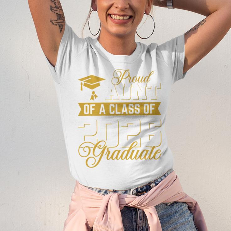 Proud Aunt Of A Class Of 2026 Graduate Senior Graduation 26 Unisex Jersey T-Shirt