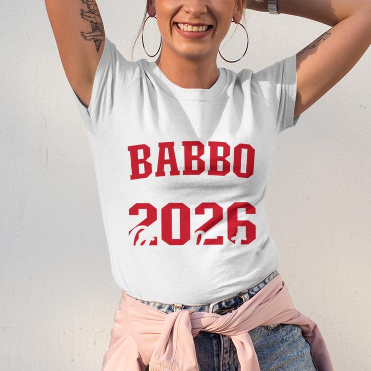 Proud Babbo Of a Class Of 2026 Graduate For Graduation Unisex Jersey T-Shirt
