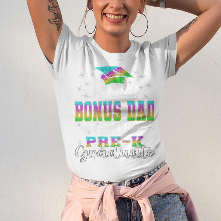 Proud Bonus Dad Of PreK School Graduate 2024 Graduation Premium Unisex Jersey T-Shirt