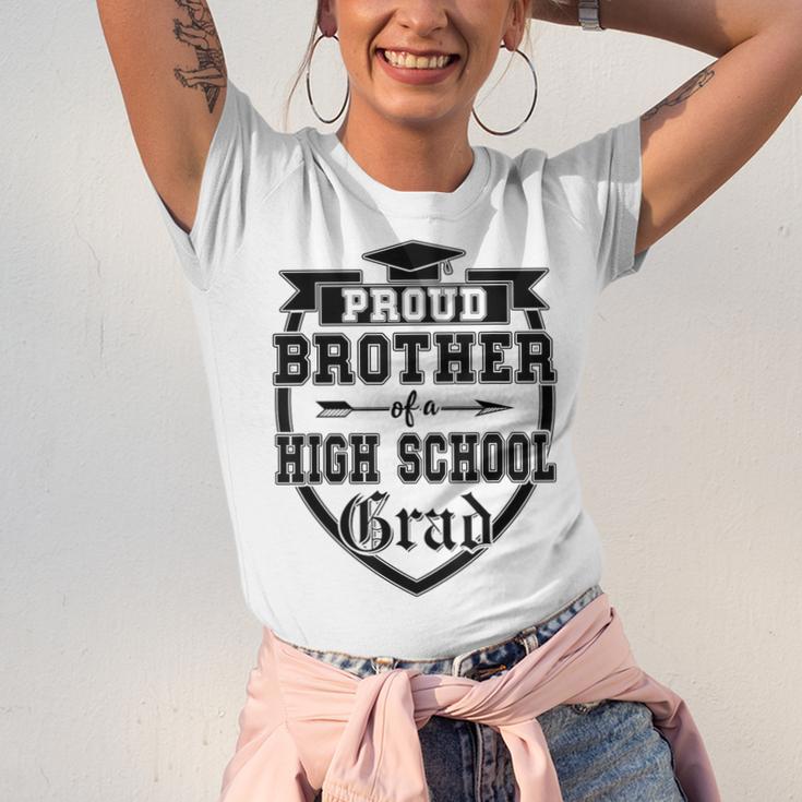 Proud Brother Of a High School Grad Senior Graduation Shirt Unisex Jersey T-Shirt