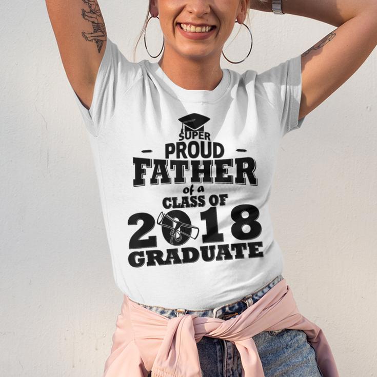 Proud Father Of A Class Of 2018 Graduate Tee Graduation Z1 Unisex Jersey T-Shirt
