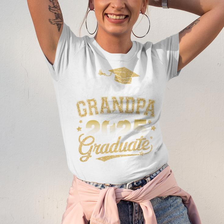 Proud Grandpa Of a Class Of 2025 Graduate Senior Graduation Premium Unisex Jersey T-Shirt