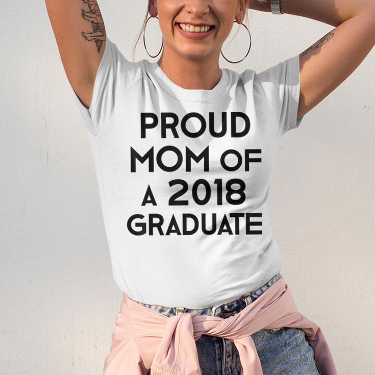 Proud Mom Of A 2018 Graduate Mama Graduation Unisex Jersey T-Shirt