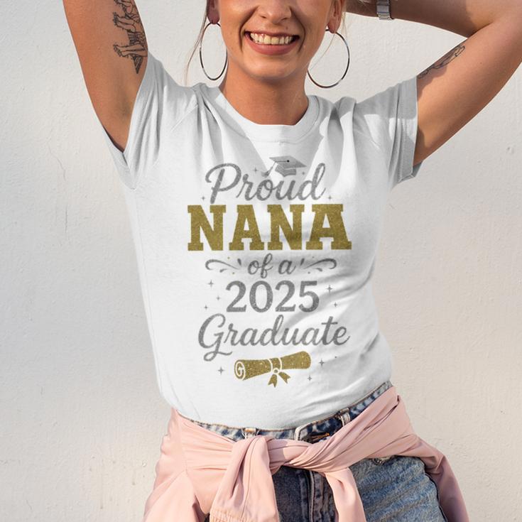 Proud Nana Of a 2025 Graduate Senior Graduation Women Premium Tri-Blend Unisex Jersey T-Shirt