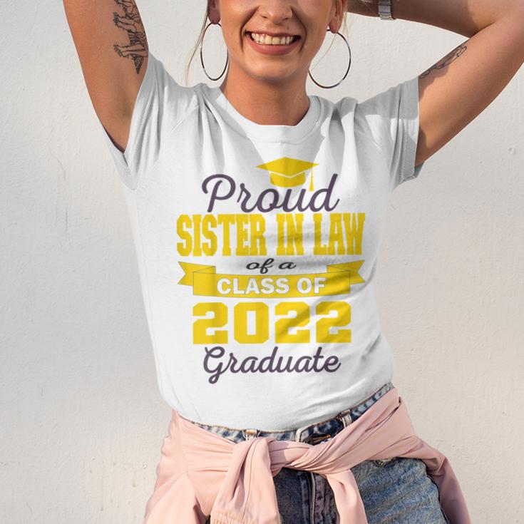 Proud Sister In Law Of 2022 Graduate Class 2022 Graduation Unisex Jersey T-Shirt
