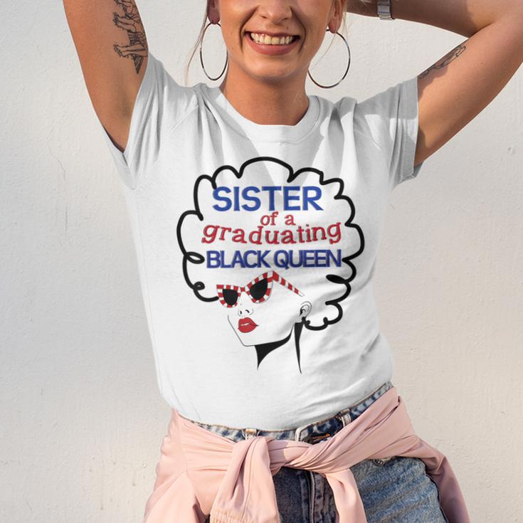 Proud Sister Queen Graduation Shirt African American Unisex Jersey T-Shirt