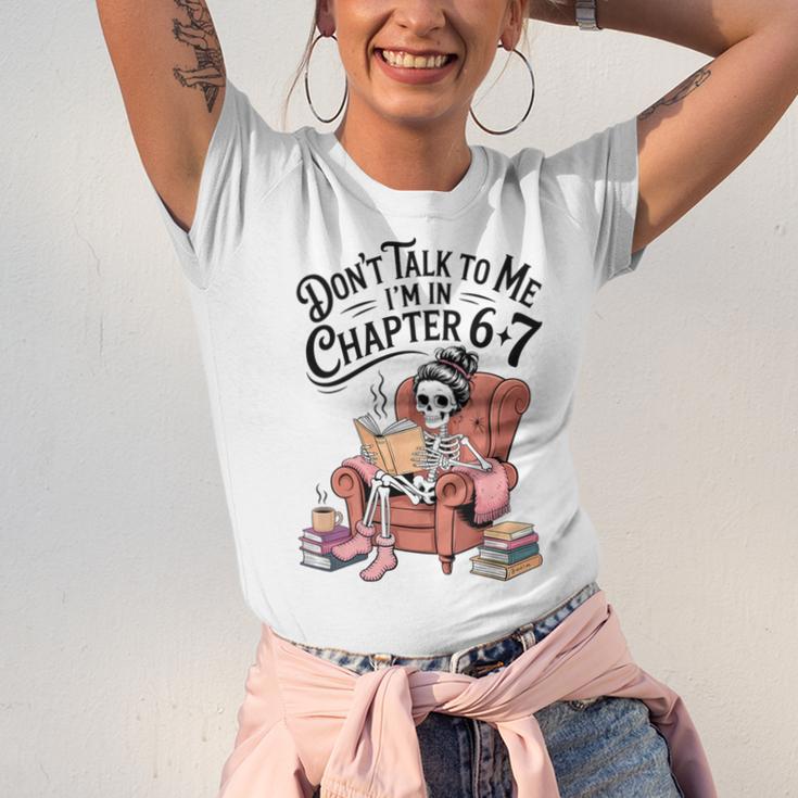 Reading 67 Six Seven Meme English Teacher Book Lover Unisex Jersey T-Shirt