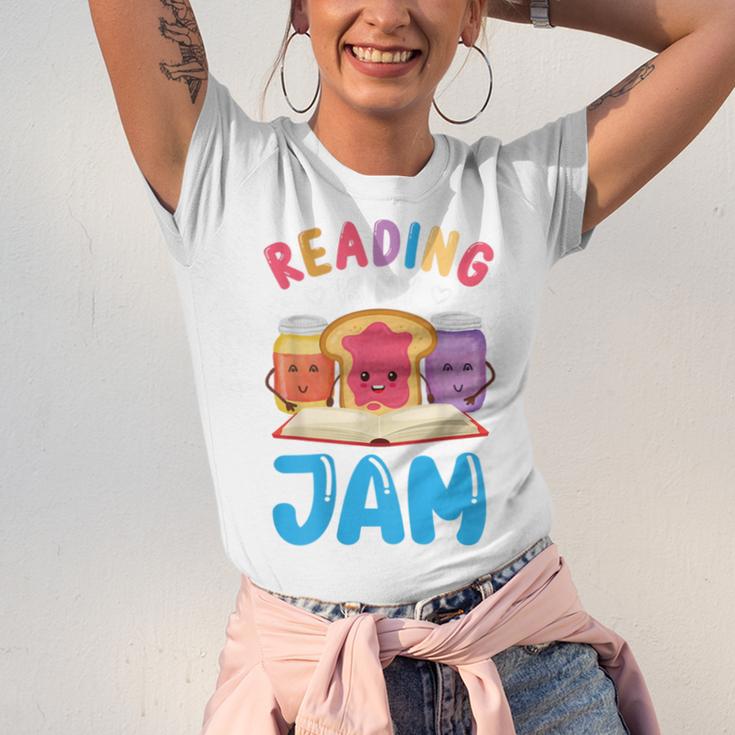 Reading Is My Jam I Love To Read Books Boy Girl Unisex Jersey T-Shirt