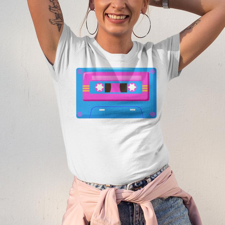 Retro Cassette Tape Tee 90s Nostalgia Aesthetic Unisex Jersey T-Shirt