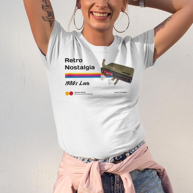 Retro Nostalgia 1980s Love Graphic Unisex Jersey T-Shirt