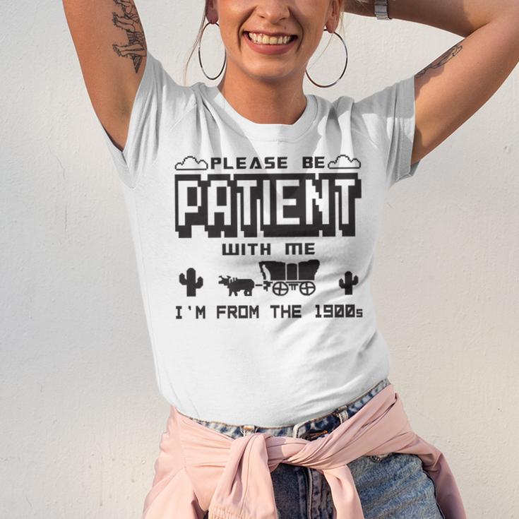 Retro Please Be Patient With Me I'm From The 1900s Premium Unisex Jersey T-Shirt