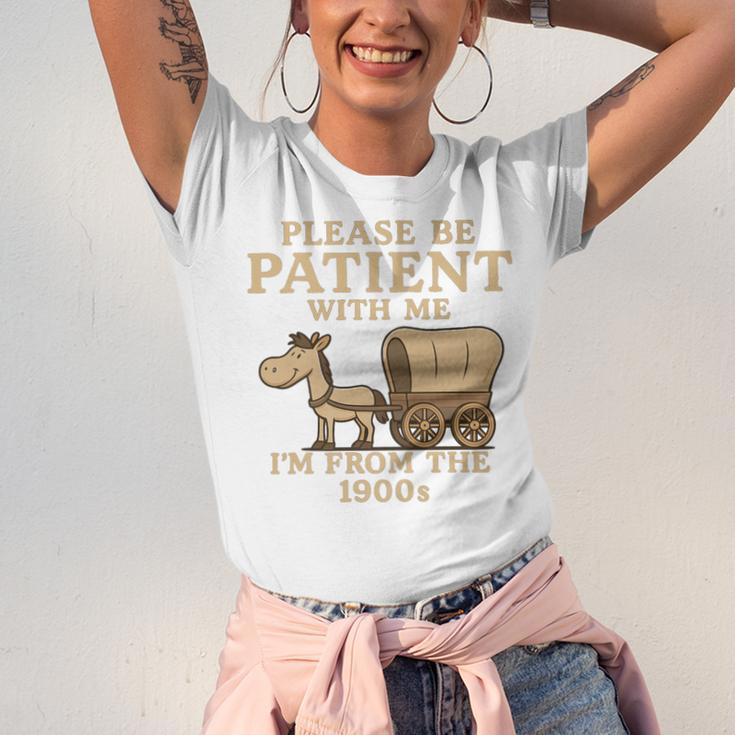 Retro Please Be Patient With Me I'm From The 1900s Vintage Premium Unisex Jersey T-Shirt