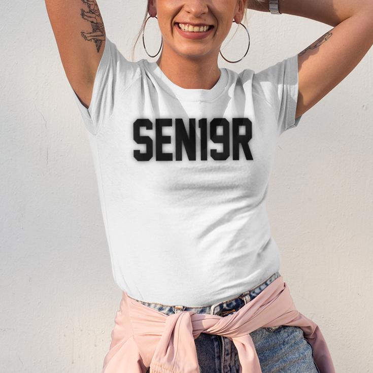 SEN19R Senior 2019 High School Graduation Party T-Shirt Unisex Jersey T-Shirt