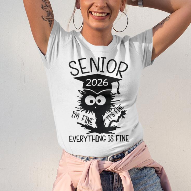 Senior 2026 High School College Graduation Year Class Of 26 Unisex Jersey T-Shirt