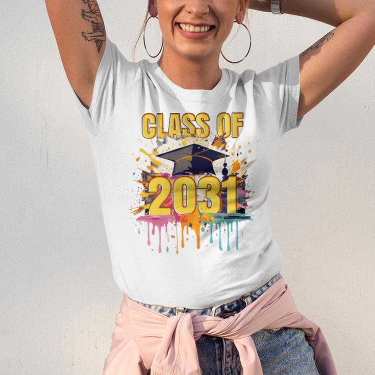 Senior 31 Class Of 2031 Back To School Graduation 2031 Unisex Jersey T-Shirt