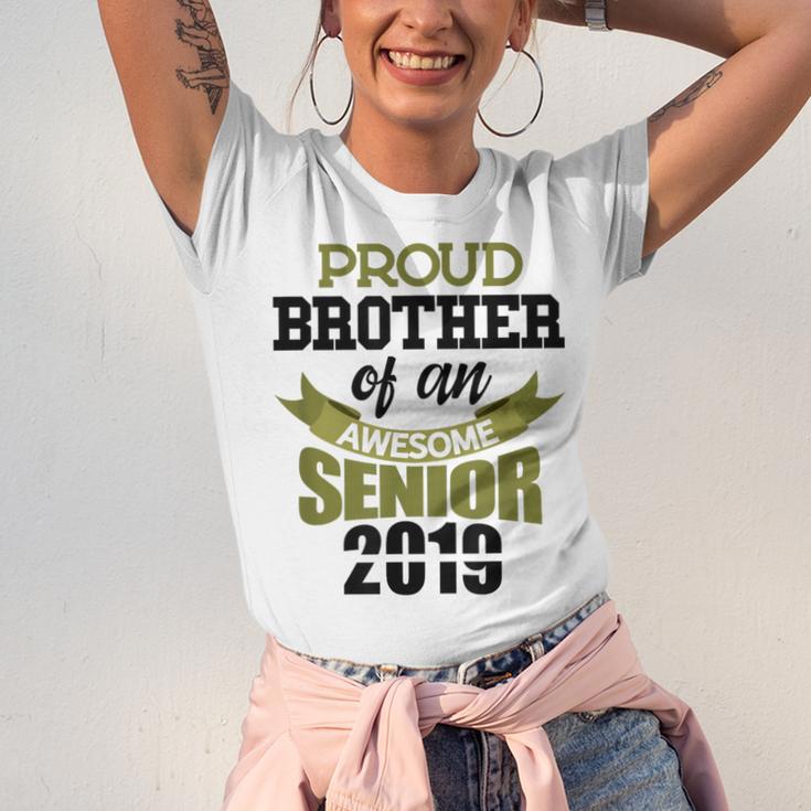 Senior Class Of 2019 Tshirt Graduation Awesome Brother Unisex Jersey T-Shirt