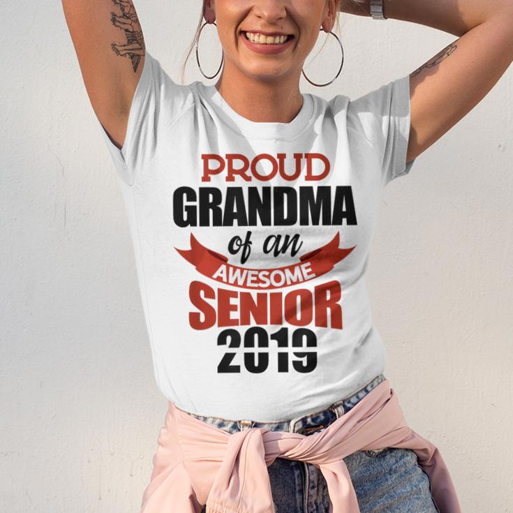 Senior Class Of 2019 Tshirt Graduation Awesome Grandma Unisex Jersey T-Shirt