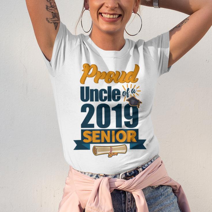Senior Class Of 2019 Tshirt Graduation School Students Uncle Unisex Jersey T-Shirt