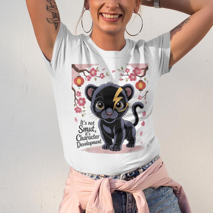 Spicy Romance Character Development Book Reader Design Unisex Jersey T-Shirt