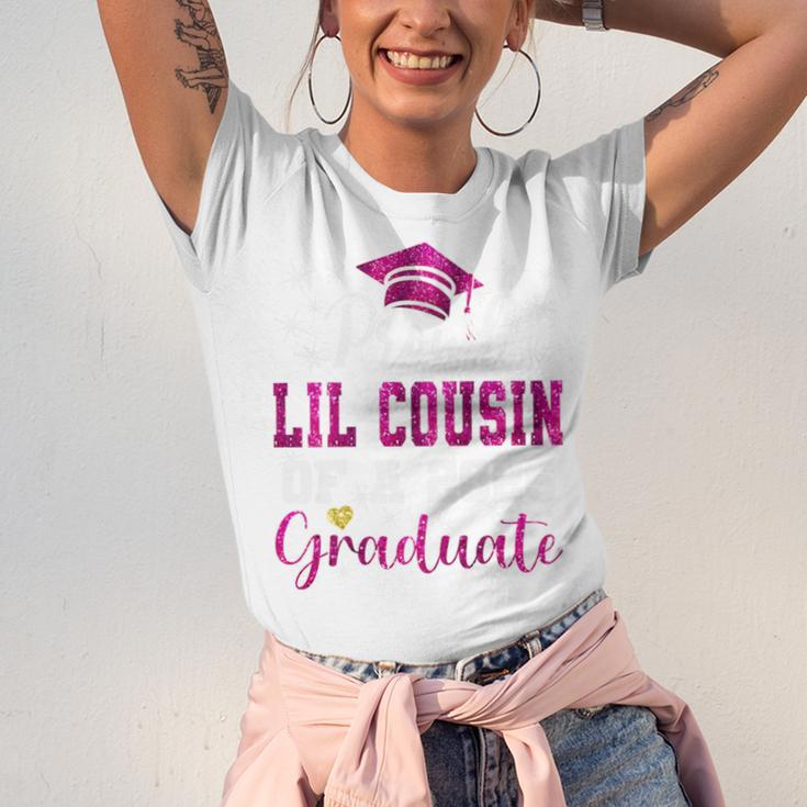 Super Proud Little Cousin Of 2025 Graduate Graduation Family Premium Tri-Blend Unisex Jersey T-Shirt