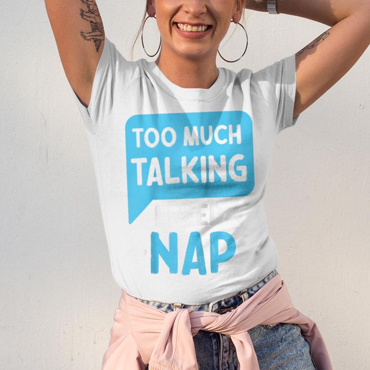 Too Much Talking I Need A Nap For Introverts Raglan Baseball Tee Unisex Jersey T-Shirt Too Much Talking I Need A Nap For Introverts Raglan Baseball Tee Unisex Jersey T-Shirt