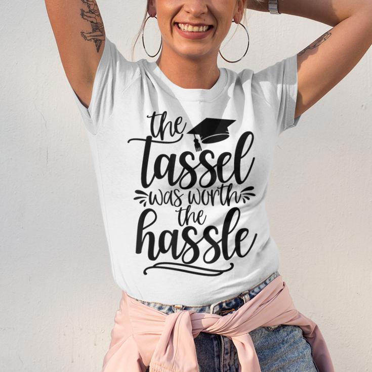 The Tassel Was Worth The Hassle Graduation Unisex Jersey T-Shirt