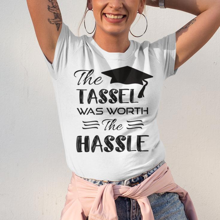 The Tassel Was Worth The Hassle Shirt Graduation TShirt Unisex Jersey T-Shirt